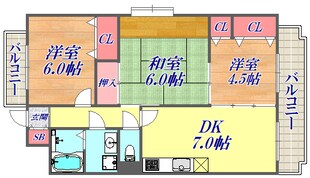 パール北浦の物件間取画像